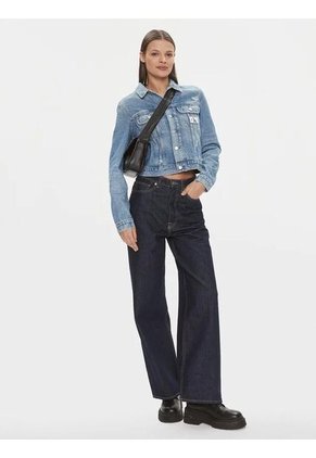 Chaqueta Azul Denim Cropped Calvin Klein