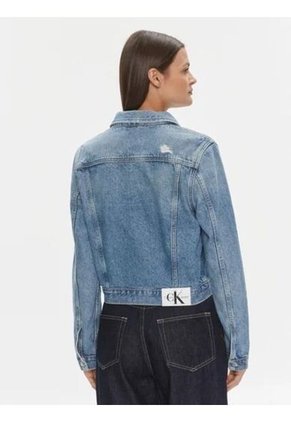 Chaqueta Azul Denim Cropped Calvin Klein