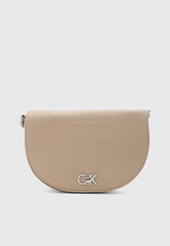 Bolso Manos Libres Calvin Klein Beige Calvin Klein