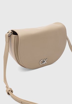 Bolso Manos Libres Calvin Klein Beige
