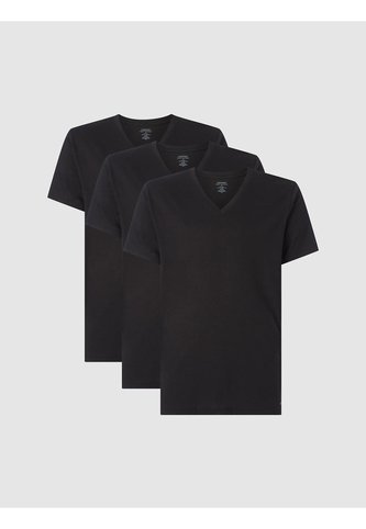 Paquete De 3 Camisetas Negras Cuello V Para Hombre Calvin Klein Calvin Klein