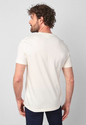 Camiseta Calvin Klein Marfil