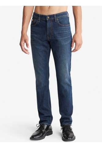 Jeans Azul Slim De Algodón Con Diseño Clásico Calvin Klein Calvin Klein