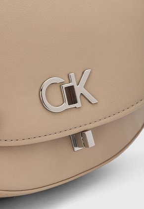 Bolso Manos Libres Calvin Klein Beige