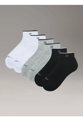 Pack Multicolor De 6 Pares De Medias Lisas Tobilleras Acolchadas Calvin Klein