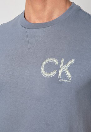 Camiseta Calvin Klein Gris