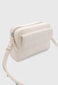 Bolso Manos Libres Calvin Klein Mini Quilt Marfil de Calvin Klein
