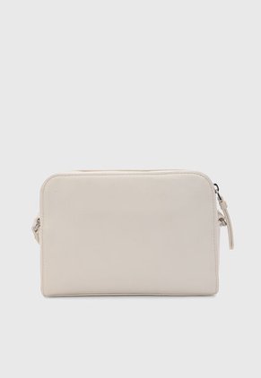 Bolso Manos Libres Calvin Klein Mini Quilt Marfil