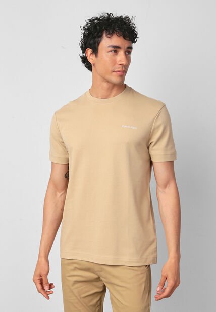 Camiseta Calvin Klein Caqui