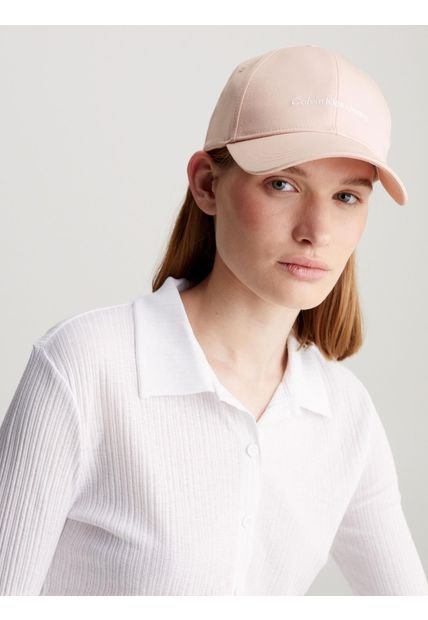 Gorra Rosa Con Logo Bordado Para Mujer Calvin Klein