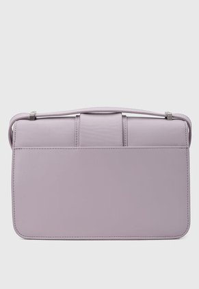 Bolso Manos Libres Calvin Klein Bar Hardware Lila