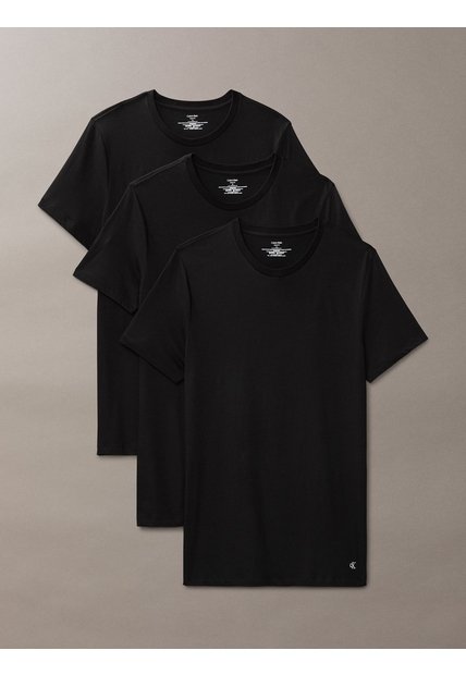 Pack Negras De 3 Camisetas - Cotton Classics Calvin Klein