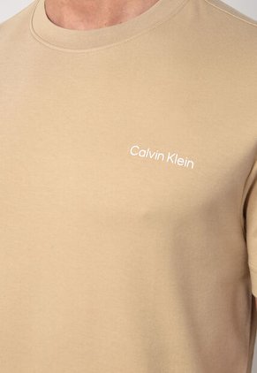 Camiseta Calvin Klein Caqui