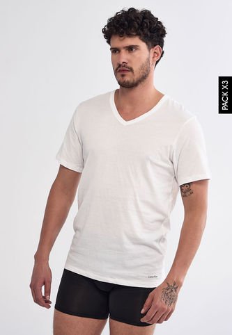 Camiseta x3 Calvn Klein Blanco Calvin Klein