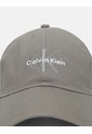 Gorra Gris De Béisbol Con Logo Monograma Bordado Calvin Klein de Calvin Klein