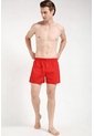 Pantaloneta Roja De Pijama De Popelín De Algodón Calvin Klein de Calvin Klein