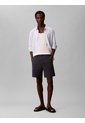 Pantaloneta Negra Chino De Algodón Confort Calvin Klein de Calvin Klein