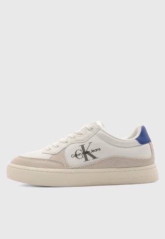 Tenis Blanco-Beige-Azul Royal Calvin Klein Calvin Klein