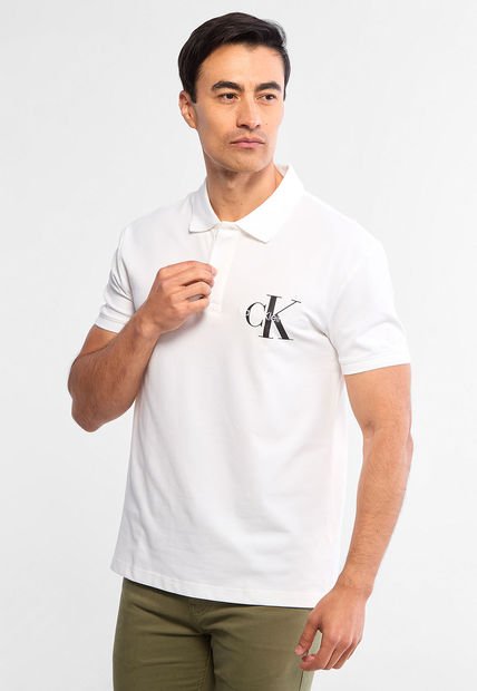Polo Calvin Klein Blanco