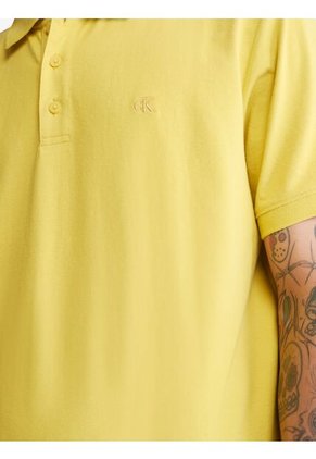 Polo Smooth Cotton Amarillo Calvin Klein