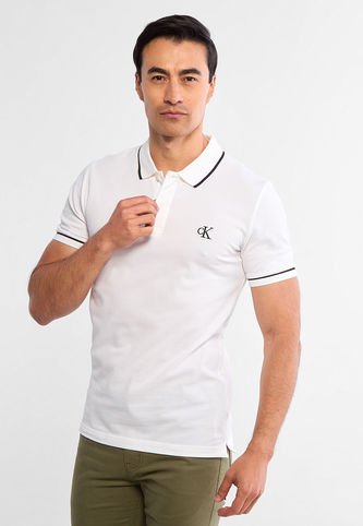 Polo Calvin Klein Blanco Calvin Klein