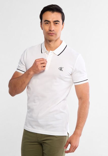 Polo Calvin Klein Blanco