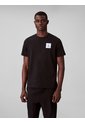 Camiseta Negra De Manga Corta Con Logo Calvin Klein de Calvin Klein
