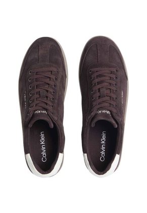 Tenis Café De Corte Bajo Con Textura De Gamuza Calvin Klein