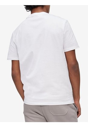 Camiseta Manga Corta Smooth Algodón Solid Blanco Calvin Klein