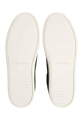 Tenis Multicolor De Corte Bajo Con Textura De Gamuza Calvin Klein