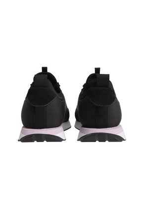 Tenis Negro Retro Runner De Nailon Tipo Sock Calvin Klein