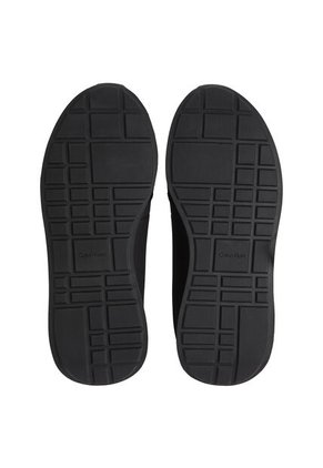 Tenis Negro Retro Runner De Nailon Tipo Sock Calvin Klein