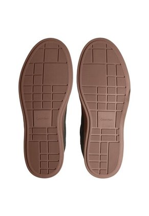 Tenis Verde De Ante De Perfil Bajo Calvin Klein