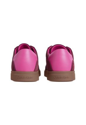 Tenis Rojo De Ante De Perfil Bajo Calvin Klein