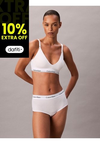Corpiño Blanco Con Forro Ligero De Lactancia - Icon Cotton Modal Calvin Klein Calvin Klein