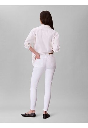 Jeans Blanco Skinny De Talle Alto Calvin Klein