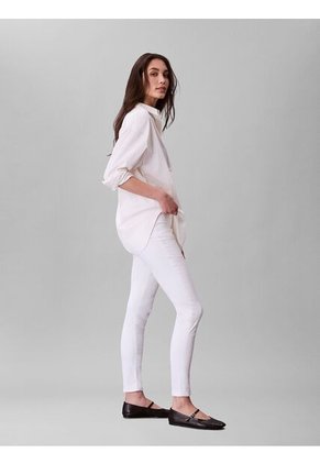 Jeans Blanco Skinny De Talle Alto Calvin Klein