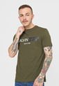Camiseta Verde Oliva-Negro-Blanco Calvin Klein de Calvin Klein