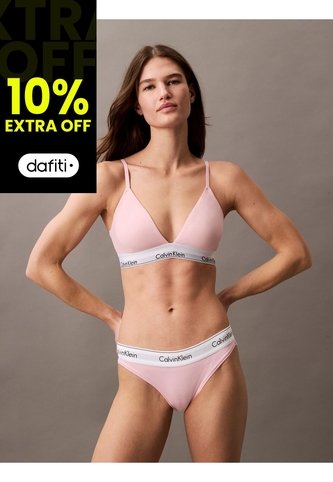 Brasier Rosado Lined Triangle - Modern Cotton Calvin Klein Calvin Klein