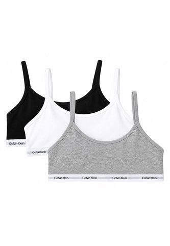 Paquete De 3 Bralettes Classic Para Niña Multicolor Calvin Klein Calvin Klein