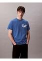 Camiseta Azul Oscuro Sport Con Logotipo Gráfico Calvin Klein de Calvin Klein
