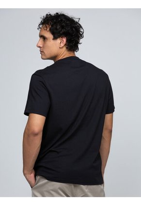 Camiseta Negra Con Monograma 30s Calvin Klein