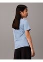 Camiseta Azul Cuello Redondo Con Logo Insignia Calvin Klein de Calvin Klein