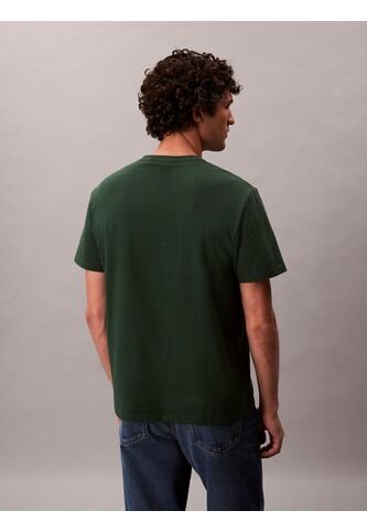 Camiseta Verde 20s Con Estampado Gráfico De Monograma Calvin Klein Calvin Klein