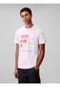 Camiseta Blanca Con Estampado Gráfico De New York Calvin Klein de Calvin Klein