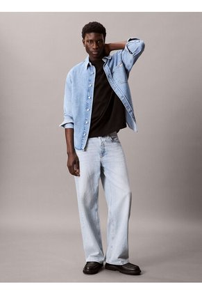 Camiseta Negra Con Gráfico De Monograma Calvin Klein Calvin Klein