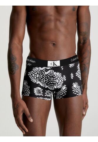 Boxer Negro Estampado En Microfibra Low Rise Trunk Calvin Klein Calvin Klein