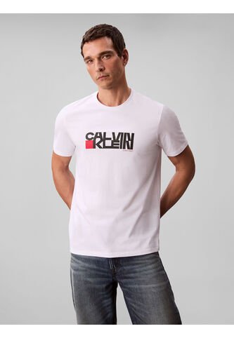 Camiseta Blanca Con Estampado Gráfico Redbox Calvin Klein Calvin Klein