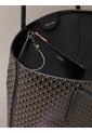 Bolso Negro Tote Pequeño Con Logo Monograma Con Bolsito Calvin Klein de Calvin Klein