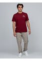 Camiseta Vino Tinto Con Monograma 30s Calvin Klein de Calvin Klein